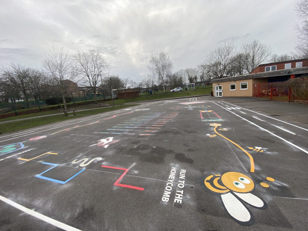 Designing a Playground with Innovative Playground Markings