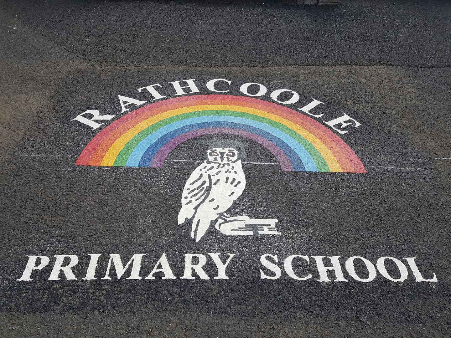 Playground Markings Northern Ireland - Rathcoole Primary School
