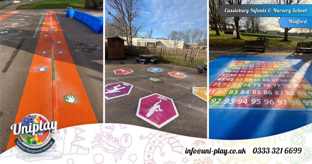 Playground Markings Watford - Cassiobury Infant & Nursery School