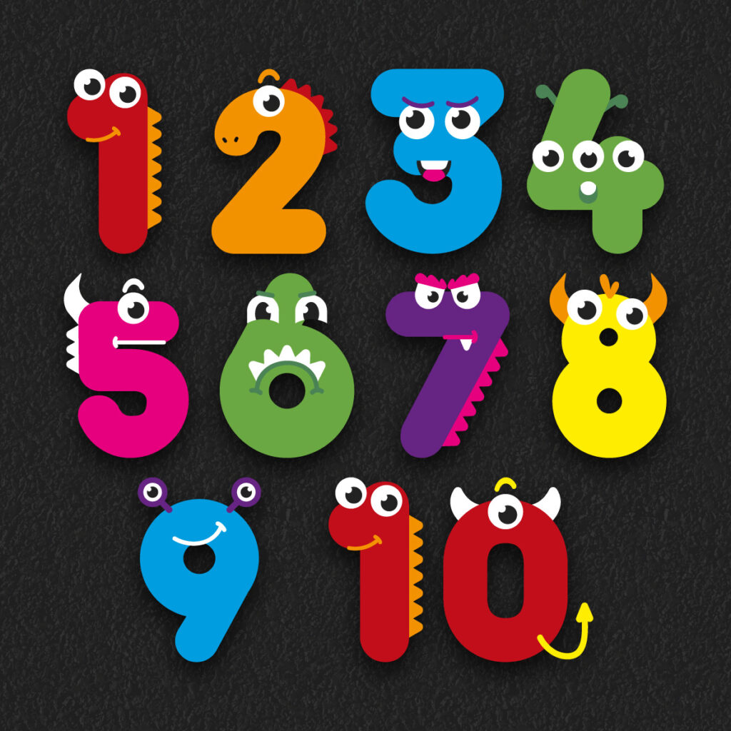 Thermoplastic number and maths playground markings at a UK school