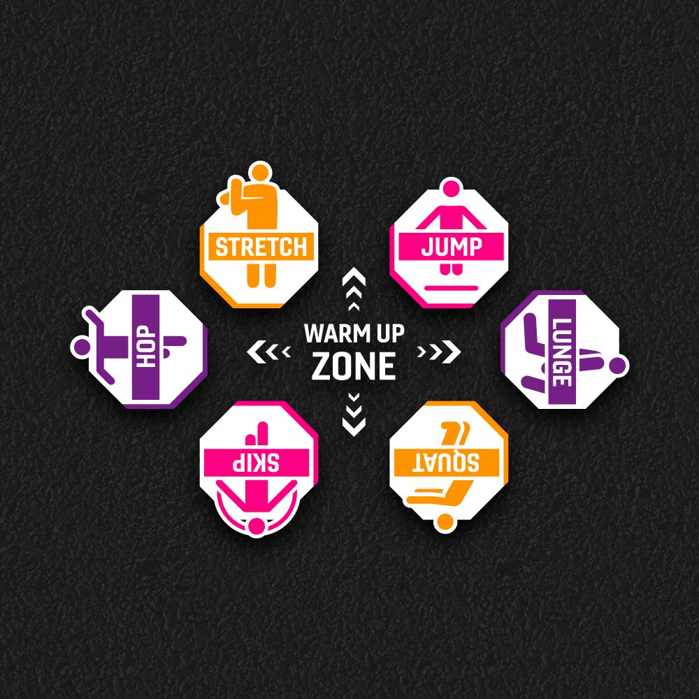 Premium multi-use games area with netball and basketball court markings