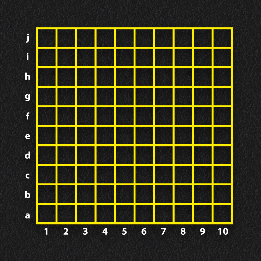 Coordinates Grid thermoplastic playground marking