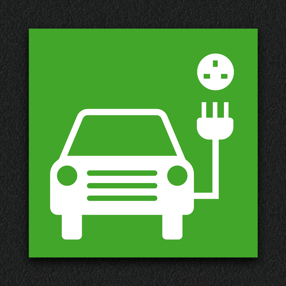 EV Bay Logo 2 thermoplastic playground marking