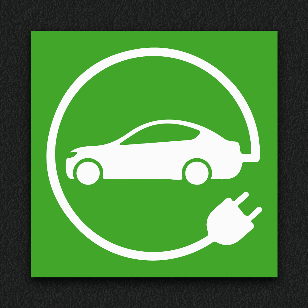EV Bay Logo 5 thermoplastic playground marking