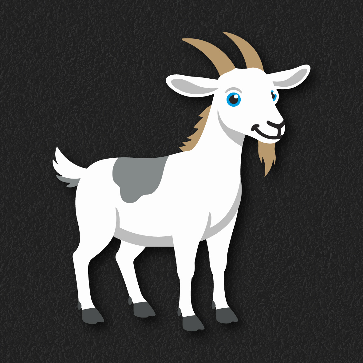 Goat thermoplastic playground marking