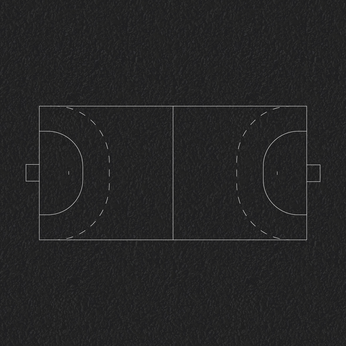 Handball Court thermoplastic playground marking