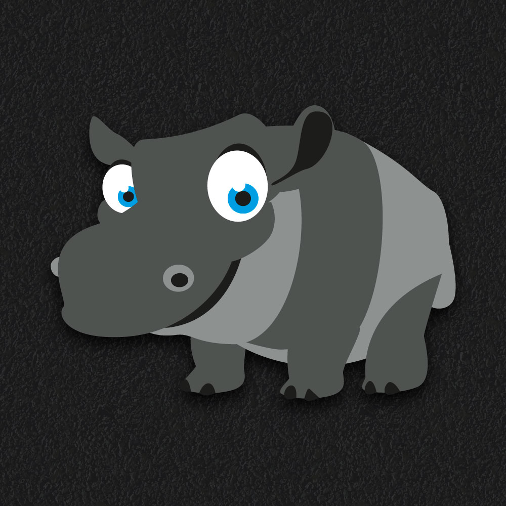 Hippo thermoplastic playground marking
