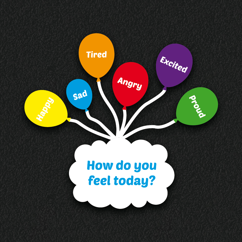 How Do You Feel Today? thermoplastic playground marking