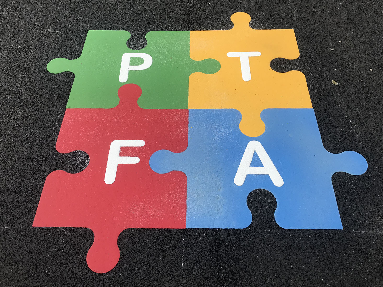 Logos thermoplastic playground marking
