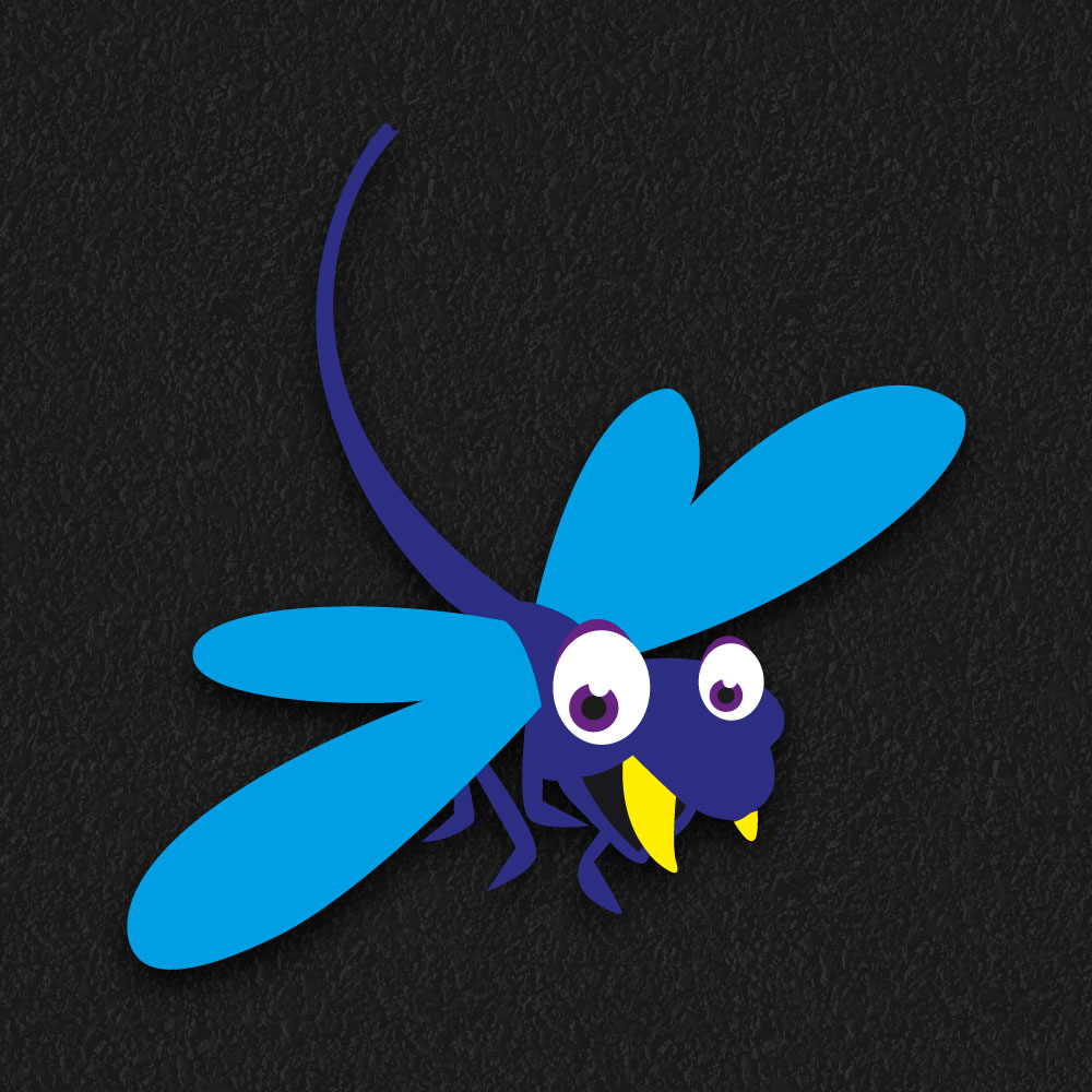 Insect 1 thermoplastic playground marking
