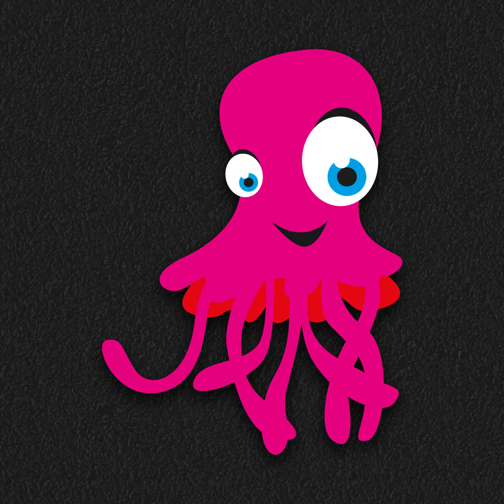 Jellyfish thermoplastic playground marking