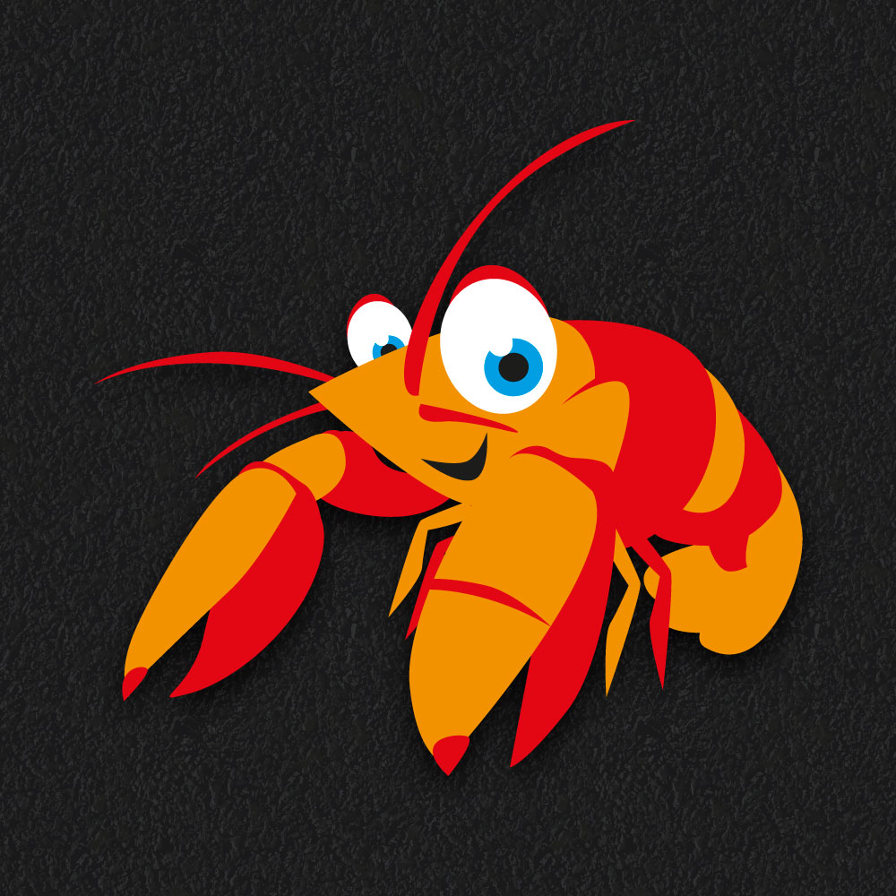 Lobster thermoplastic playground marking