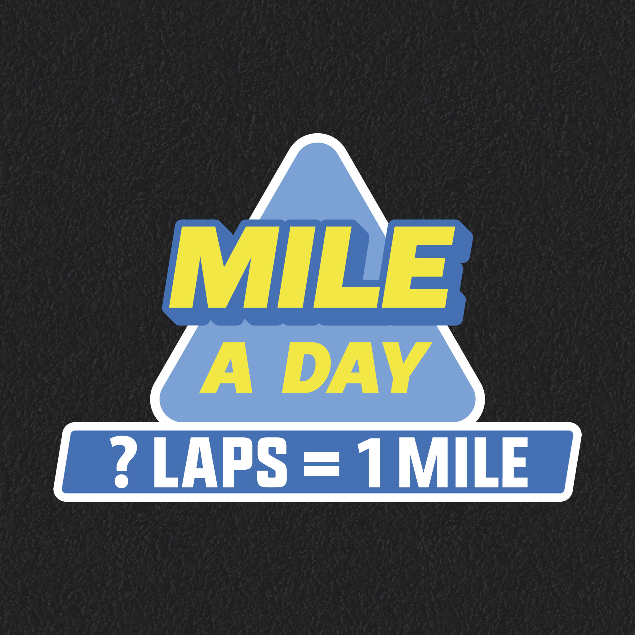 Mile A Day thermoplastic playground marking