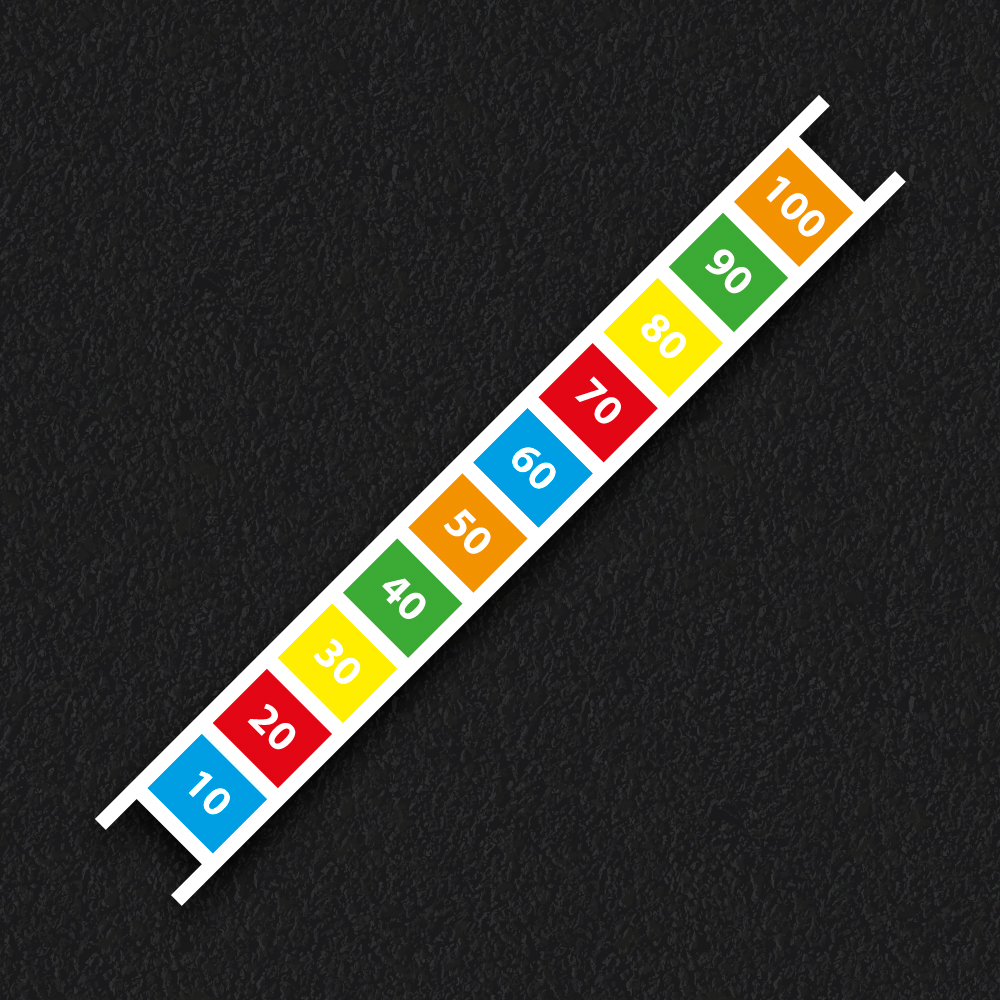 Number Ladder 10 Times Table thermoplastic playground marking