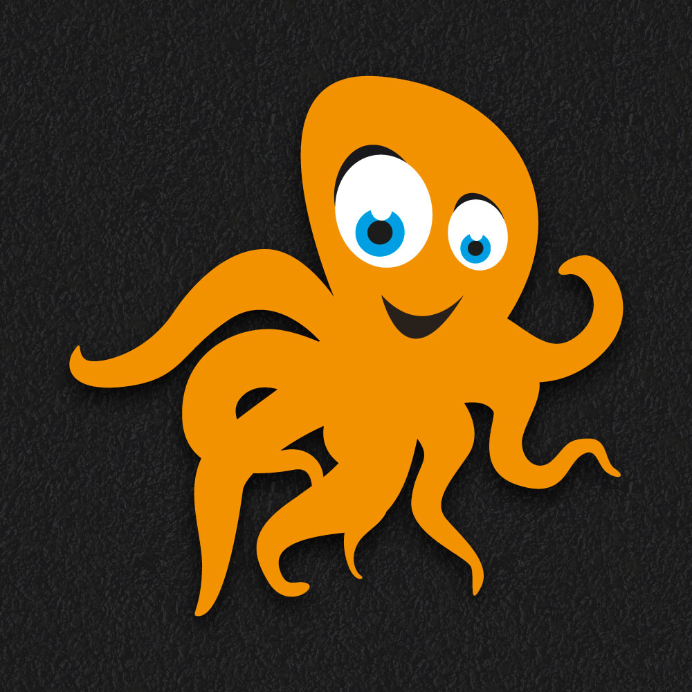 Octopus 2 thermoplastic playground marking