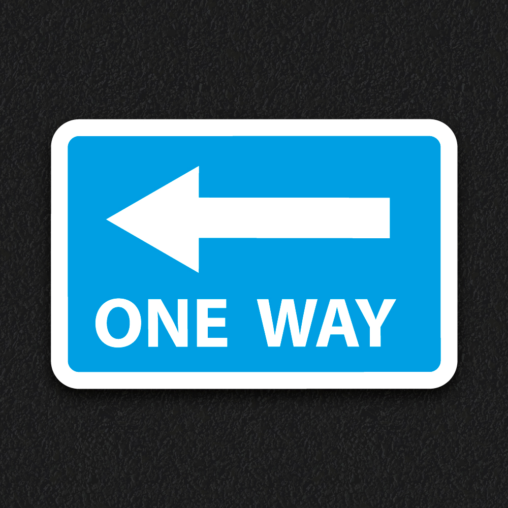 One Way thermoplastic playground marking