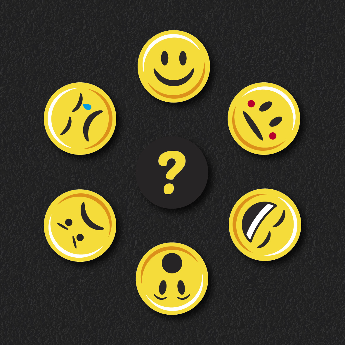 Emojis thermoplastic playground marking