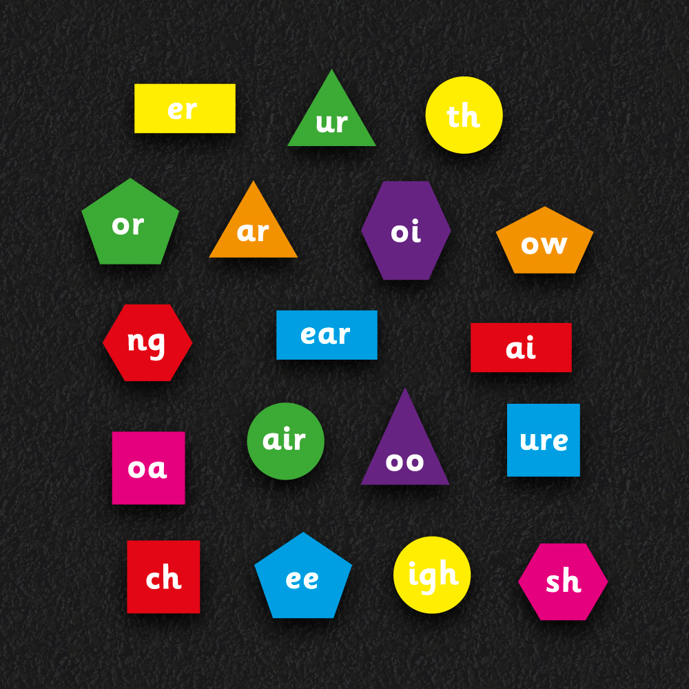 Phonics thermoplastic playground marking