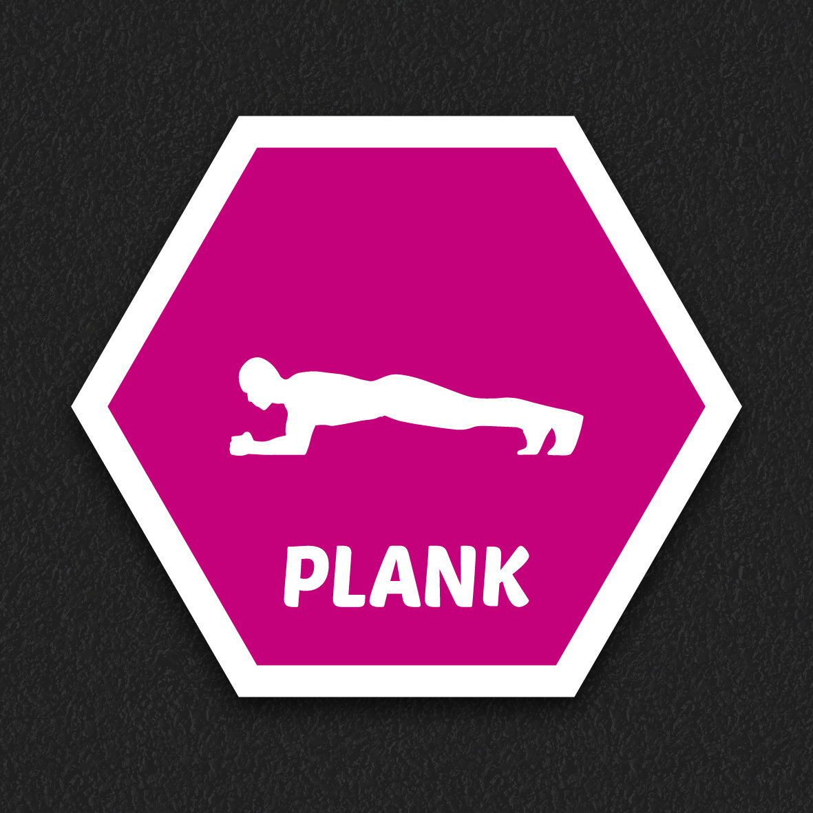 Plank Spot Solid thermoplastic playground marking