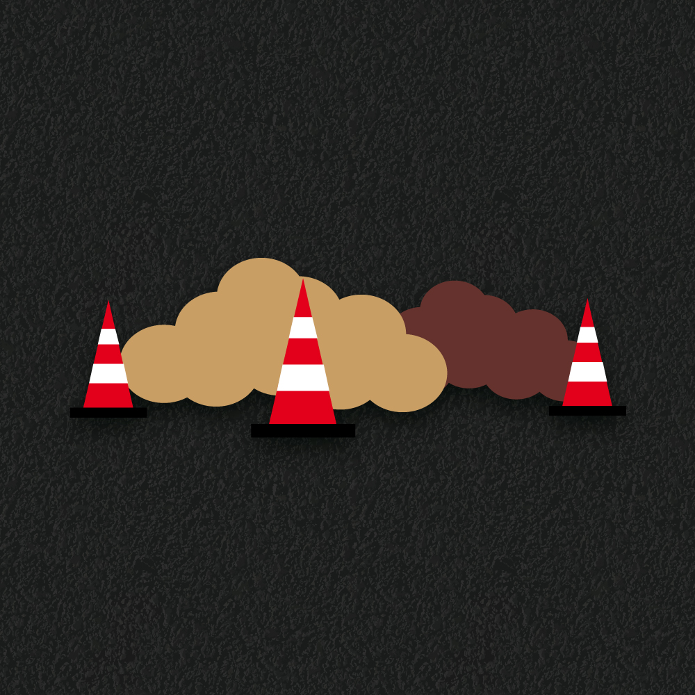 Roadworks thermoplastic playground marking