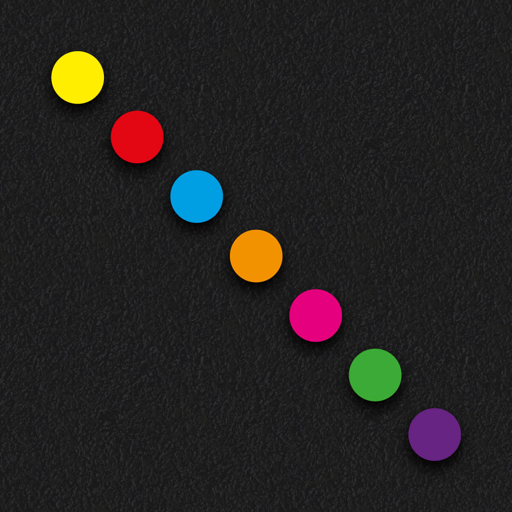 Spots thermoplastic playground marking
