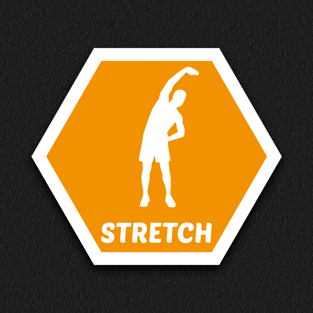 Stretch Spot Solid thermoplastic playground marking