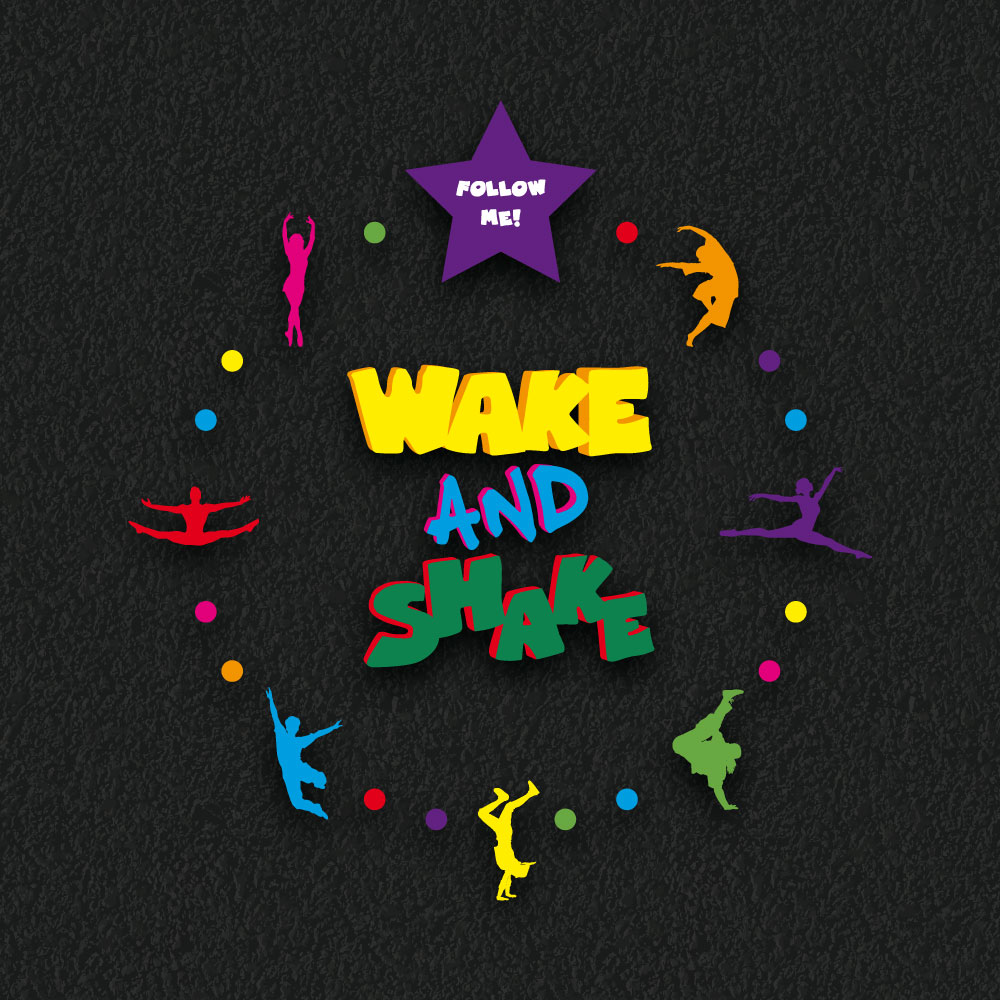 Wake and Shake thermoplastic playground marking