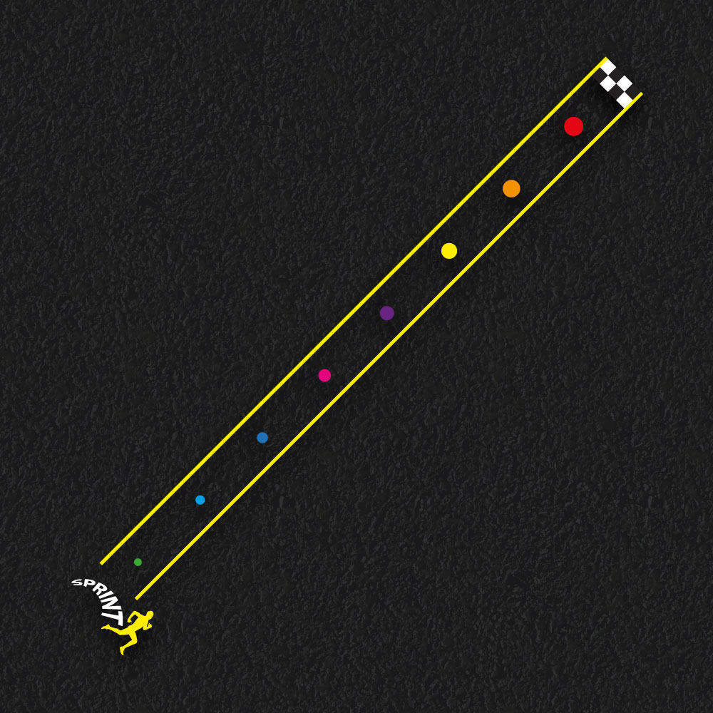 Sprint thermoplastic playground marking